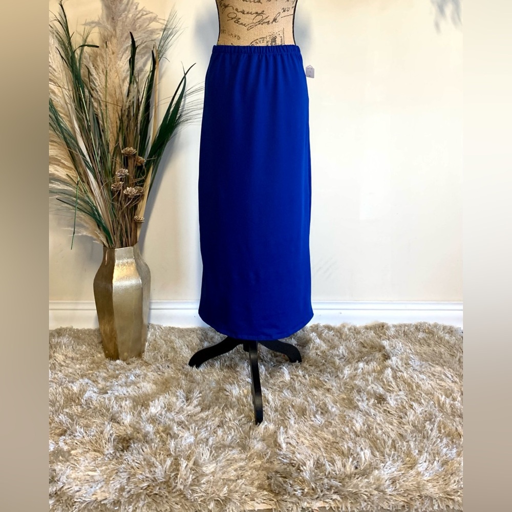 34 inch royal blue skirt